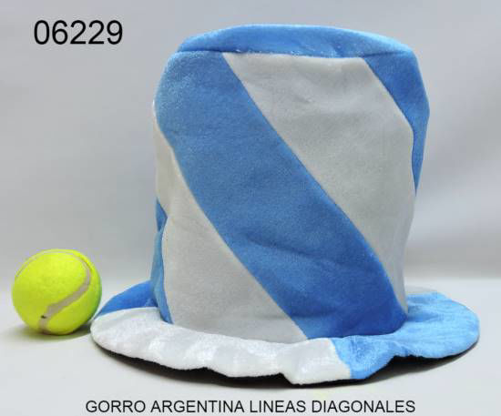 Imagen de GORRO ARGENTINA LINEAS DIAGONALES 2.24